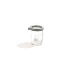 Glass beaker with lid bocal for Elmasonic 10