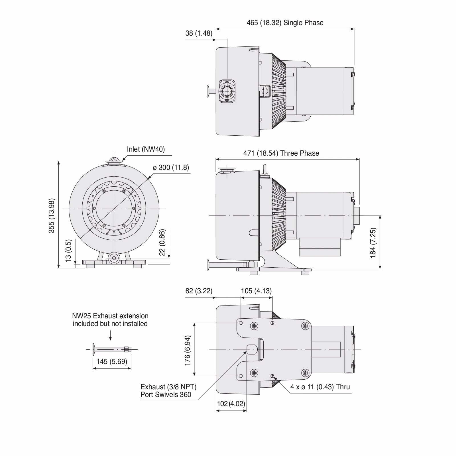 Bơm chân không TriScroll 600 - Ảnh 3